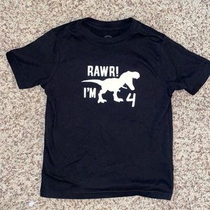 Rawr im 4 toddler tshirt